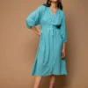 Maison Anje Ino Dress - Aqua