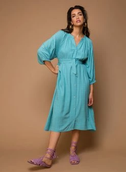 Maison Anje Ino Dress - Aqua