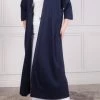 Maison Anje Lerhum Long Cardigan In Night Blue