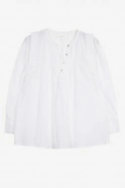 Maison Anje Ibora Tucked Blouse