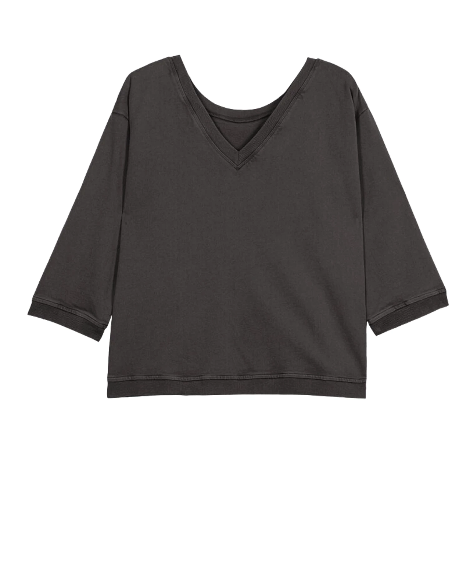 Maison Anje David Sweatshirt In Anthracite 1 Maison Anje David Sweatshirt In Anthracite
