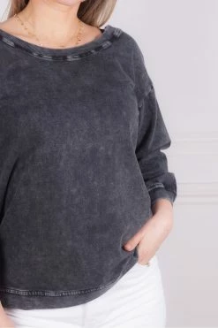 Maison Anje David Sweat In Antra Grey