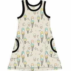 Maxomorra Ice Cream Sleeveless Dress