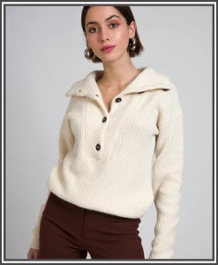 Maison Anje Lebridge Button Knit