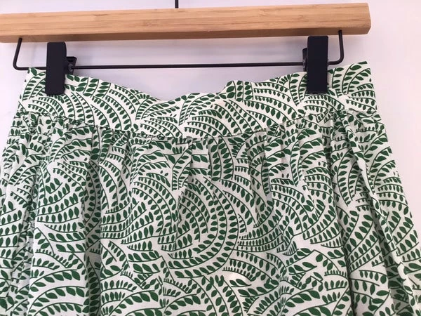 Maison Anje Iliane cotton green printed skirt 3 Maison Anje Iliane cotton green printed skirt
