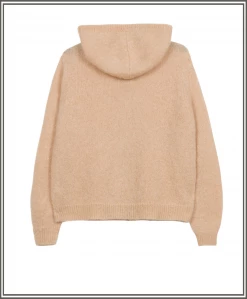 Maison Anje Lenebula Zip Hoodie - Latte
