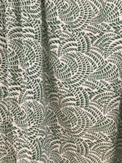 Maison Anje Iliane cotton green printed skirt