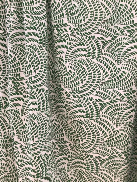 Maison Anje Iliane cotton green printed skirt 2 Maison Anje Iliane cotton green printed skirt