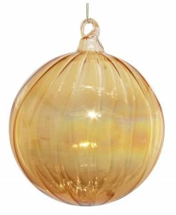 Shishi Bola XMAS Dorada Transparente