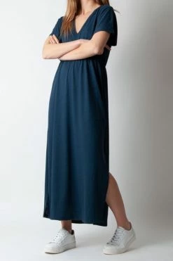 Maison Anje Diana Jersey Navy Dress