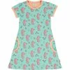 Maxomorra Vestido Manga Corta Sea Horse