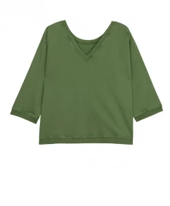 Maison Anje David Sweatshirt In Pickle