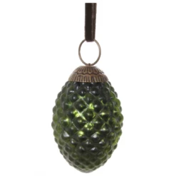 Shishi 6cm Green Glass Cone