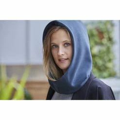 Third Drawer Down Ostrich Pillow Hood - Ocean Green