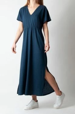 Maison Anje Diana Jersey Navy Dress