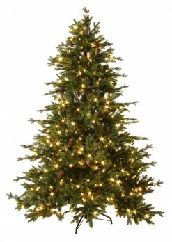 Shishi Árbol De Navidad Con Piñas Y 500LED