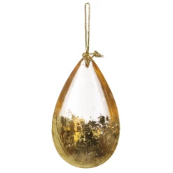 Shishi 6.5cm Leaf Glass Drop