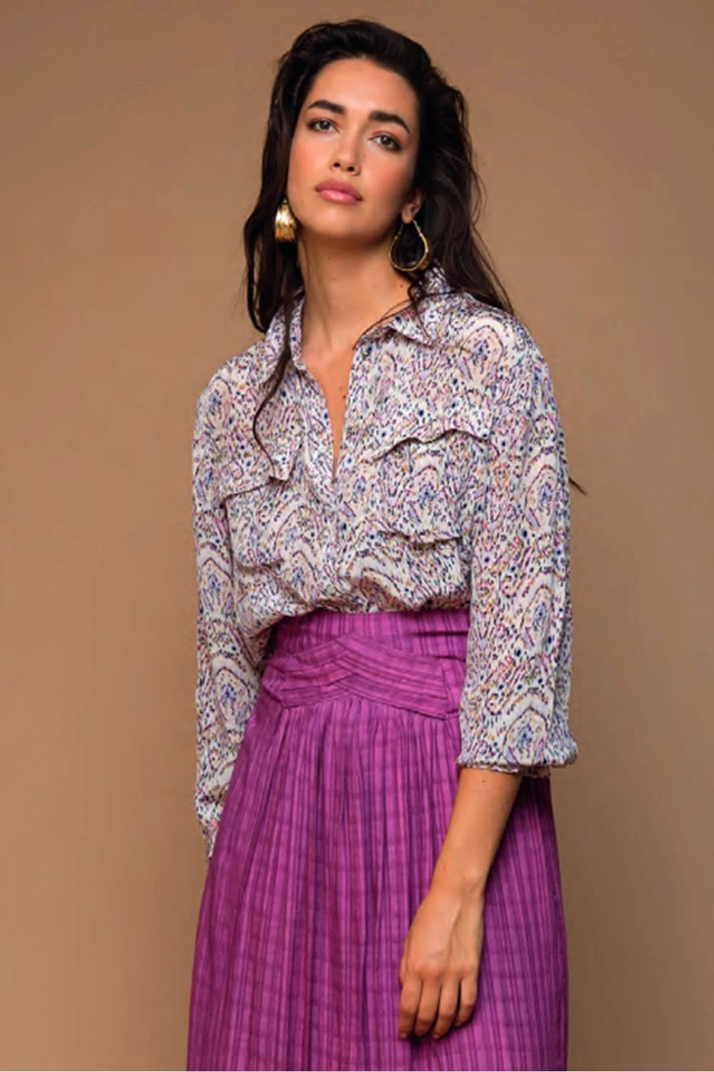 Maison Anje Illina Print Shirt 1 Maison Anje Illina Print Shirt