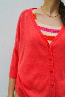 Maison Anje Lecarbet Flamingo Cardigan