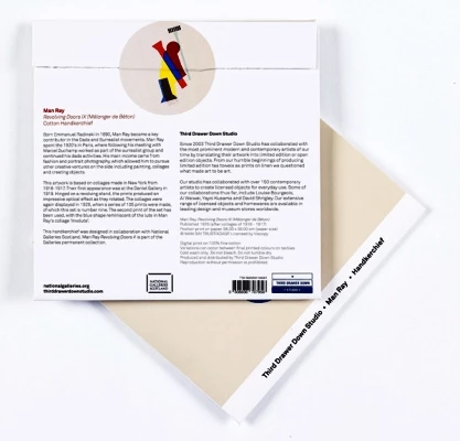 Third Drawer Down Man Ray - Revolving Doors IX (Mélanger de Béton) Handkerchief 2 Third Drawer Down Man Ray - Revolving Doors IX (Mélanger de Béton) Handkerchief