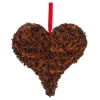 Shishi 22cm Star Anise Heart with Red Ribbon