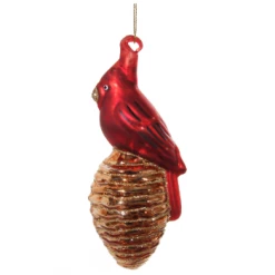 Shishi 13.5cm Mat Red Bird Gold Cone