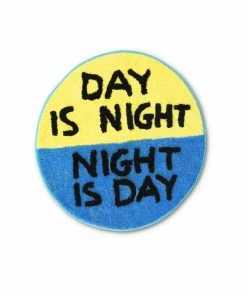 Third Drawer Down Day is Night Shaggy Floor Mat David Shrigley
