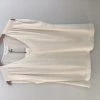 Maison Anje V Neck Dina T Shirt - Off White