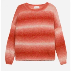 Maison Anje Lebiglari Ombré Effect Crew Neck Jumper