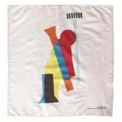 Third Drawer Down Multicolor Man Ray Revolving Doors IX (Mélanger de Béton) Handkerchief