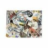 Third Drawer Down Latin Rhythms Linen Tea Towel - David Salle